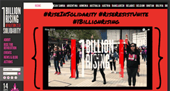 Desktop Screenshot of onebillionrising.org