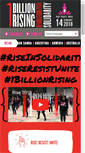 Mobile Screenshot of onebillionrising.org